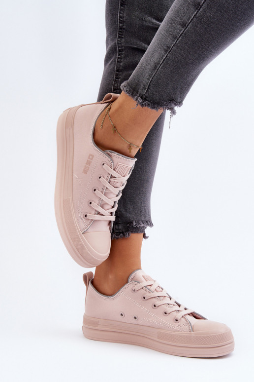 Moteriški batai Big Star NN274851 rožinės spalvos Moteriški batai Big Star NN274851 rožinės spalvos