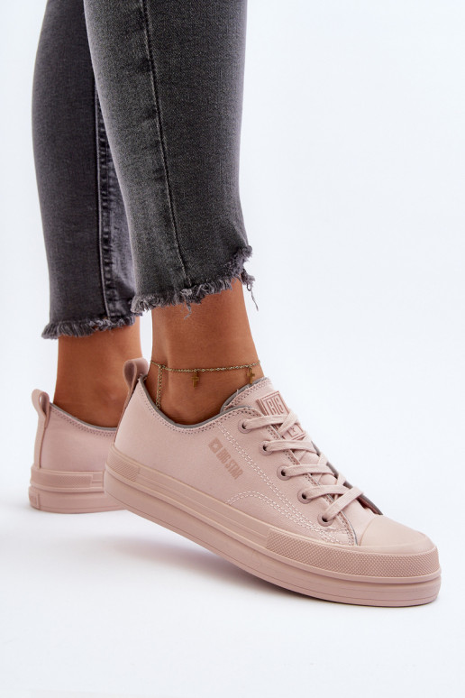 Moteriški batai Big Star NN274851 rožinės spalvos Moteriški batai Big Star NN274851 rožinės spalvos