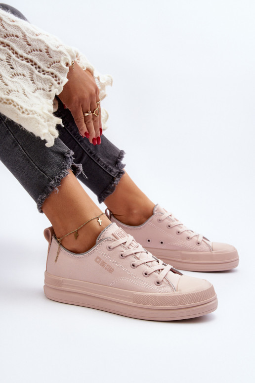 Moteriški batai Big Star NN274851 rožinės spalvos Moteriški batai Big Star NN274851 rožinės spalvos