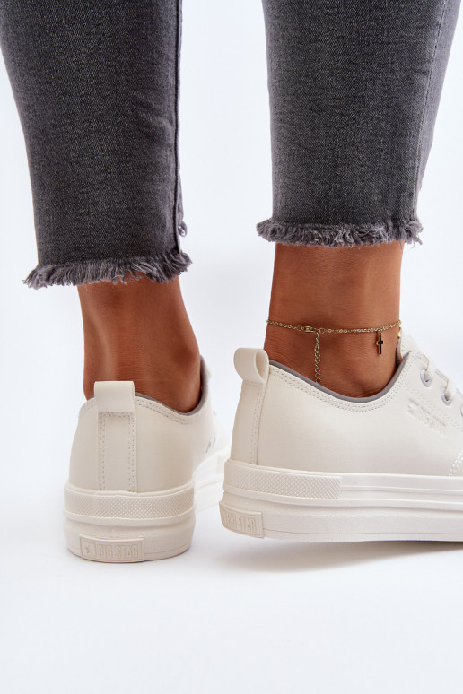Moteriški batai Eko   Big Star NN274847 baltos spalvos