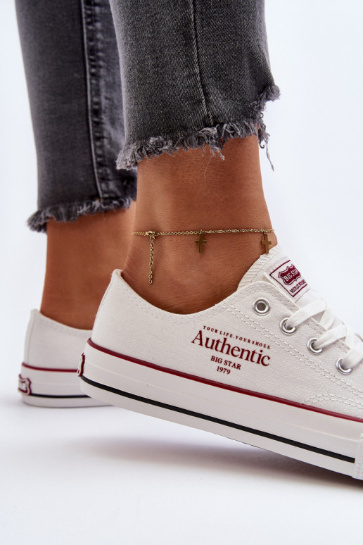 Moteriški batai Big Star NN274235 baltos spalvos