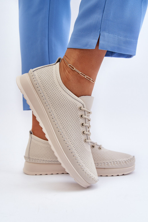 Sportinio stiliaus batai Laisvalaikio bateliai smėlio spalvos Lalnai Sportinio stiliaus batai Laisvalaikio bateliai smėlio spalvos Lalnai