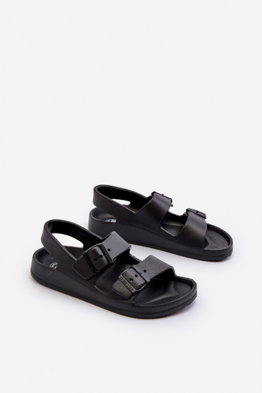 Šlepetės Vaikiški  su sagtimis BIG STAR NN374541 juodos spalvos Šlepetės Vaikiški  su sagtimis BIG STAR NN374541 juodos spalvos