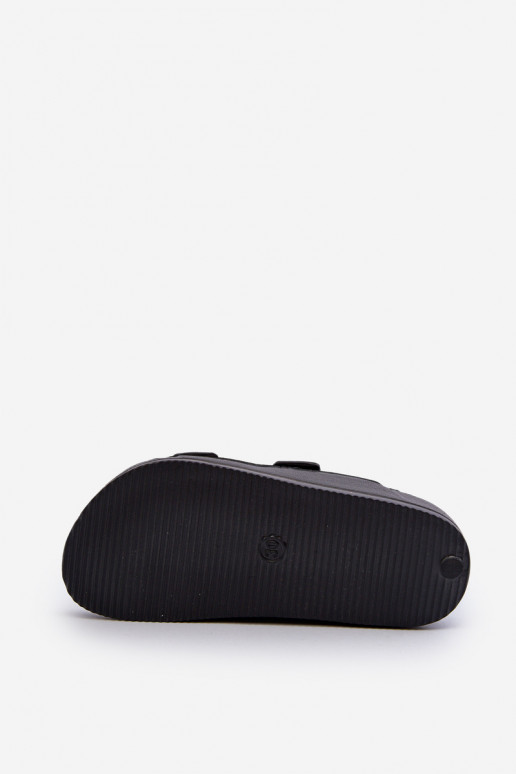 Šlepetės Vaikiški  su sagtimis BIG STAR NN374541 juodos spalvos Šlepetės Vaikiški  su sagtimis BIG STAR NN374541 juodos spalvos