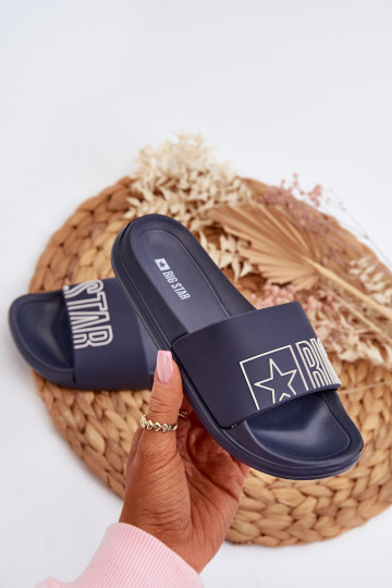 Šlepetės Vaikiški BIG STAR NN374521 tamsiai mėlynos spalvos 2