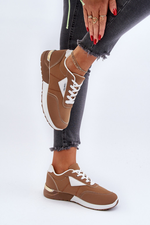 sportiniai bateliai Sneakers modelio batai   rudos spalvos Vovella