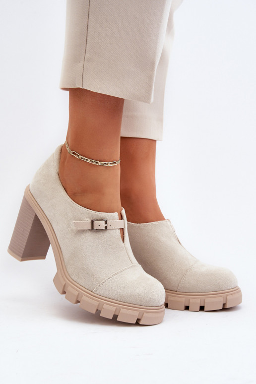 batai su kulniukais  dramblio kaulo spalvos Tauina batai su kulniukais  dramblio kaulo spalvos Tauina