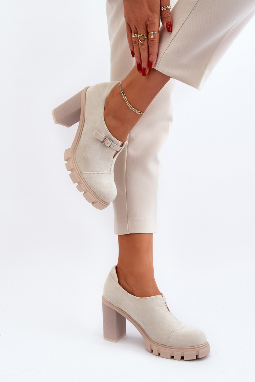 batai su kulniukais  dramblio kaulo spalvos Tauina batai su kulniukais  dramblio kaulo spalvos Tauina