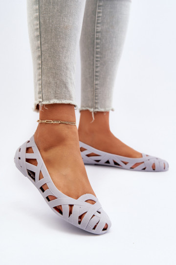 Guminės Balerinos pilkos spalvos Salam