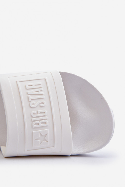 Šlepetės  Big Star NN174651 baltos spalvos