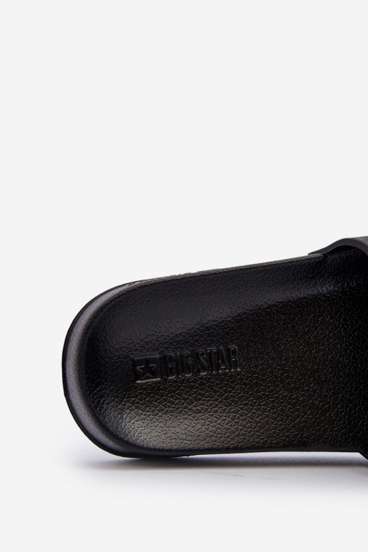 Šlepetės  Big Star NN174649 juodos spalvos Šlepetės  Big Star NN174649 juodos spalvos