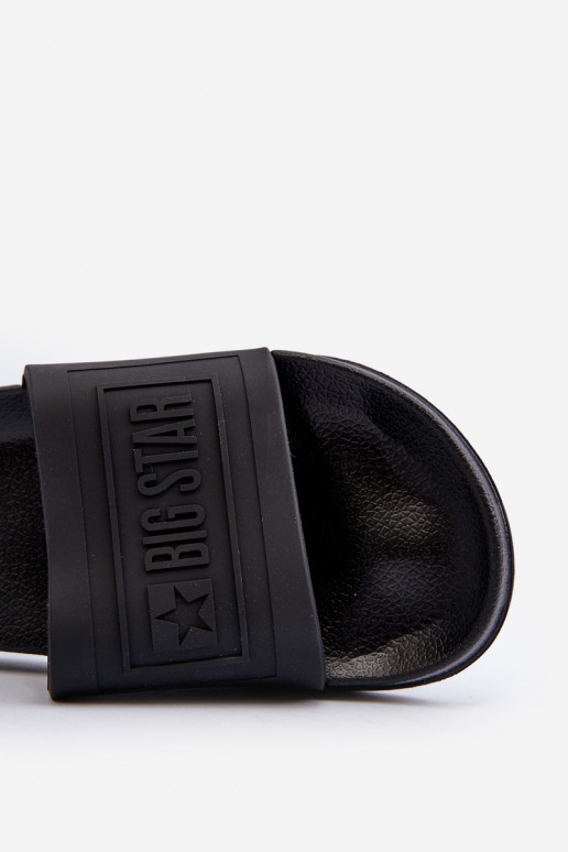 Šlepetės  Big Star NN174649 juodos spalvos Šlepetės  Big Star NN174649 juodos spalvos