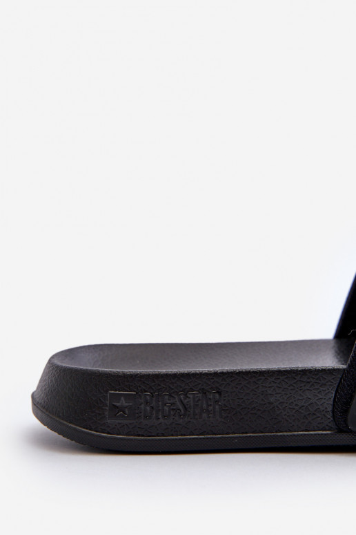 Lengvos vyriškos šlepetės Big Star NN174694 juodos spalvos