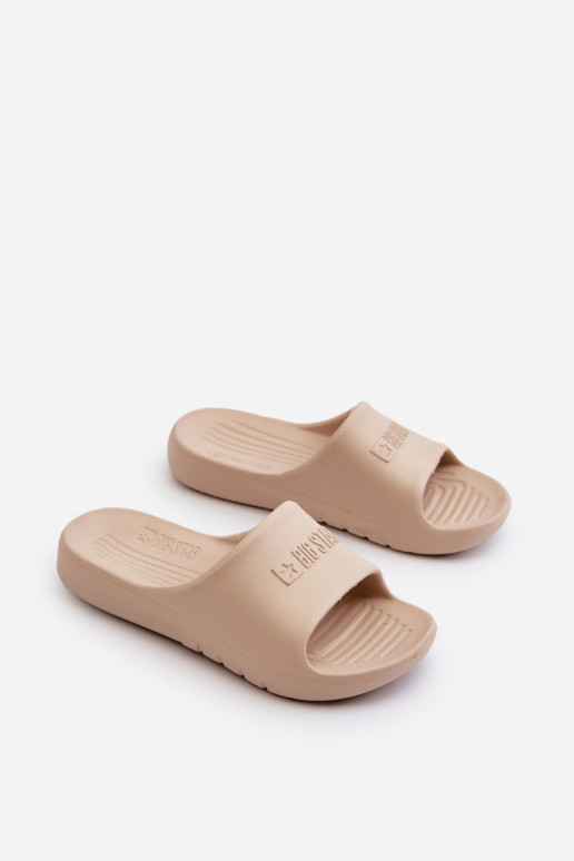 Lengvos šlepetės Vaikiški Big Star NN374559 smėlio spalvos Lengvos šlepetės Vaikiški Big Star NN374559 smėlio spalvos