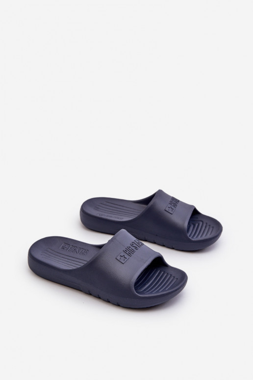 Lengvos šlepetės Vaikiški Big Star NN374557 tamsiai mėlynos spalvos Lengvos šlepetės Vaikiški Big Star NN374557 tamsiai mėlynos spalvos