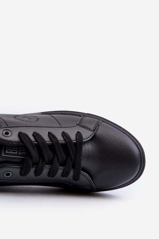 Vyriški laisvalaikio batai iš eko odos Big Star NN174284 juodos spalvos Vyriški laisvalaikio batai iš eko odos Big Star NN174284 juodos spalvos