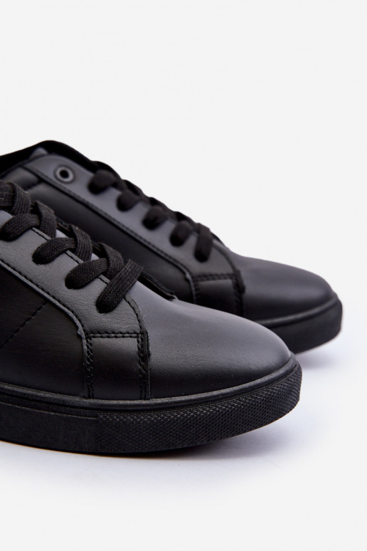 Vyriški laisvalaikio batai iš eko odos Big Star NN174284 juodos spalvos Vyriški laisvalaikio batai iš eko odos Big Star NN174284 juodos spalvos