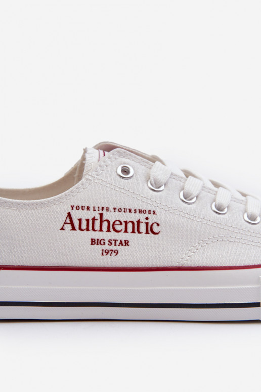 Vyriški laisvalaikio batai Big Star NN174057 baltos spalvos Vyriški laisvalaikio batai Big Star NN174057 baltos spalvos