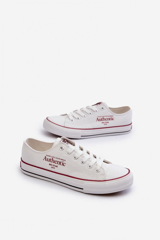 Vyriški laisvalaikio batai Big Star NN174057 baltos spalvos Vyriški laisvalaikio batai Big Star NN174057 baltos spalvos