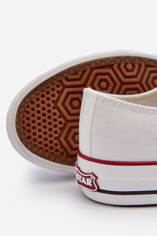 Vyriški laisvalaikio batai Big Star NN174057 baltos spalvos Vyriški laisvalaikio batai Big Star NN174057 baltos spalvos