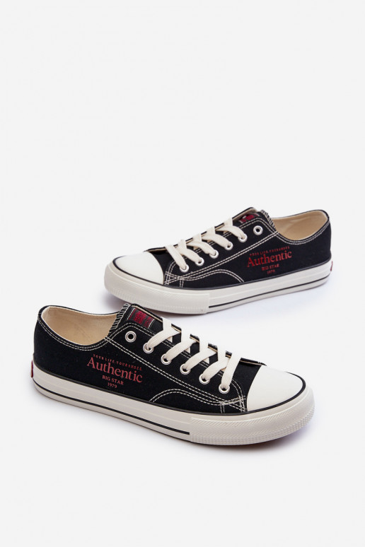 Vyriški laisvalaikio batai Big Star NN174056 juodos spalvos Vyriški laisvalaikio batai Big Star NN174056 juodos spalvos