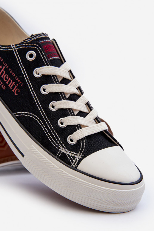 Vyriški laisvalaikio batai Big Star NN174056 juodos spalvos Vyriški laisvalaikio batai Big Star NN174056 juodos spalvos