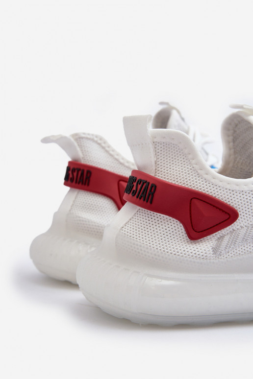 sportiniai bateliai  HI-POLY SYSTEM Big Star NN174451 baltos spalvos sportiniai bateliai  HI-POLY SYSTEM Big Star NN174451 baltos spalvos