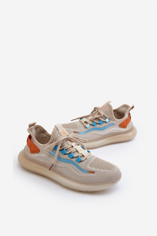 sportiniai bateliai  HI-POLY SYSTEM Big Star NN174452 smėlio spalvos sportiniai bateliai  HI-POLY SYSTEM Big Star NN174452 smėlio spalvos