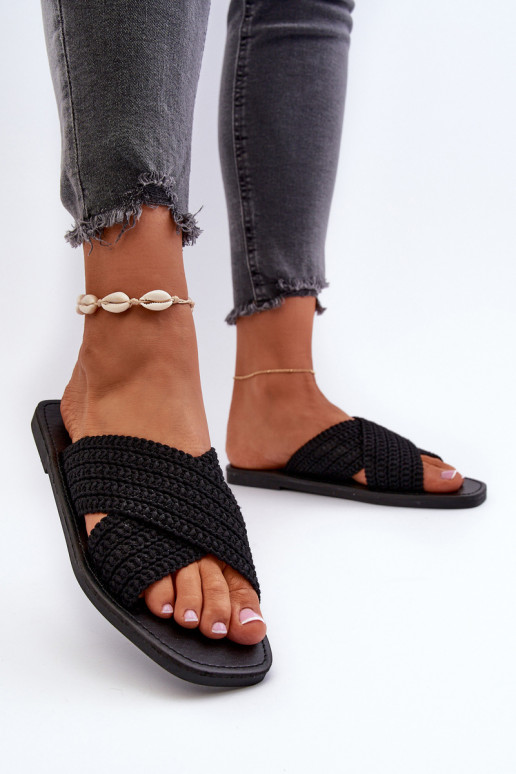 Šlepetės  Big Star NN274077 juodos spalvos