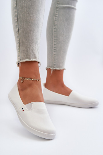 Sportbačiai laisvalaikio batai Slip-On   baltos spalvos Adrancia 2