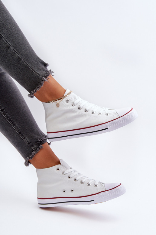 Laisvalaikio bateliai baltos spalvos Socerio