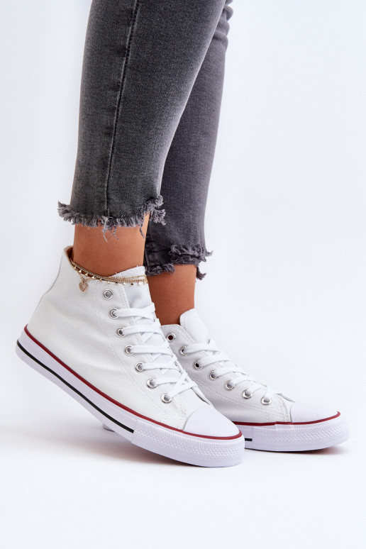 Laisvalaikio bateliai baltos spalvos Socerio