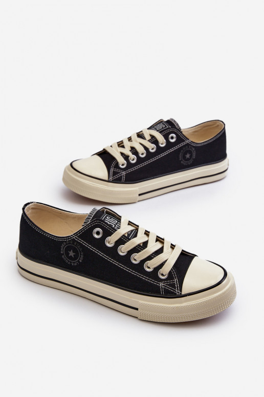 Vyriški laisvalaikio batai Big Star NN174099 juodos spalvos Vyriški laisvalaikio batai Big Star NN174099 juodos spalvos