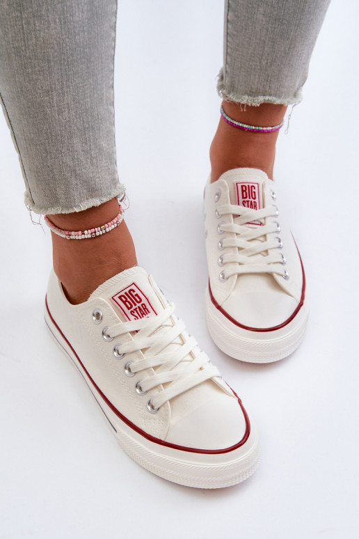 Laisvalaikio bateliai Big Star NN274274 baltos spalvos Laisvalaikio bateliai Big Star NN274274 baltos spalvos