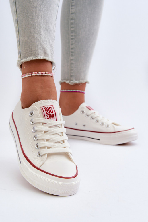 Laisvalaikio bateliai Big Star NN274274 baltos spalvos Laisvalaikio bateliai Big Star NN274274 baltos spalvos