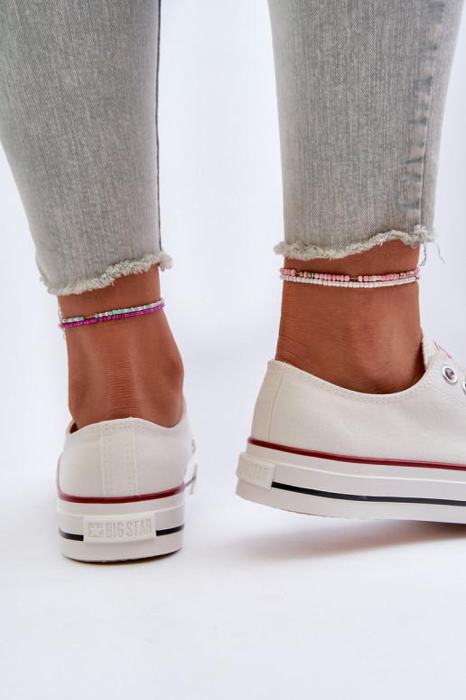 Laisvalaikio bateliai Big Star NN274274 baltos spalvos Laisvalaikio bateliai Big Star NN274274 baltos spalvos