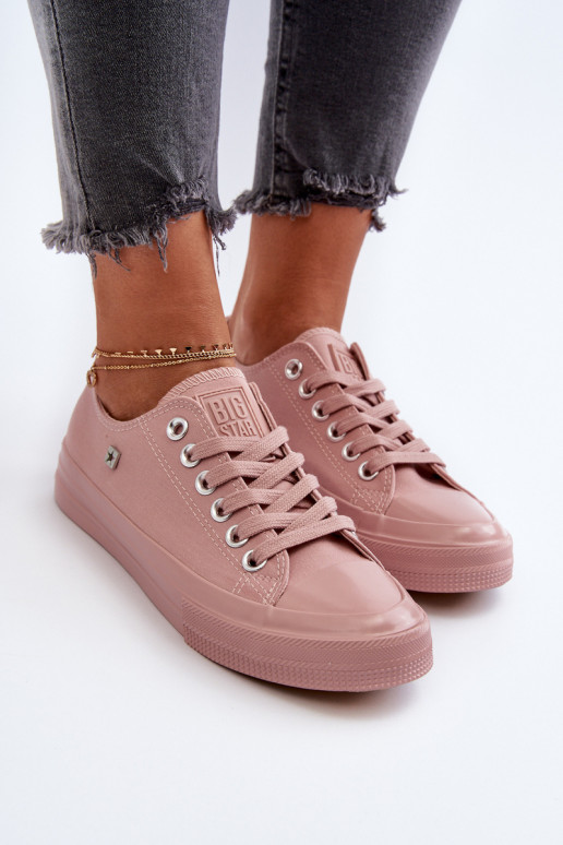 Klasikinio modelio Laisvalaikio bateliai Big Star NN274291 rožinės spalvos
