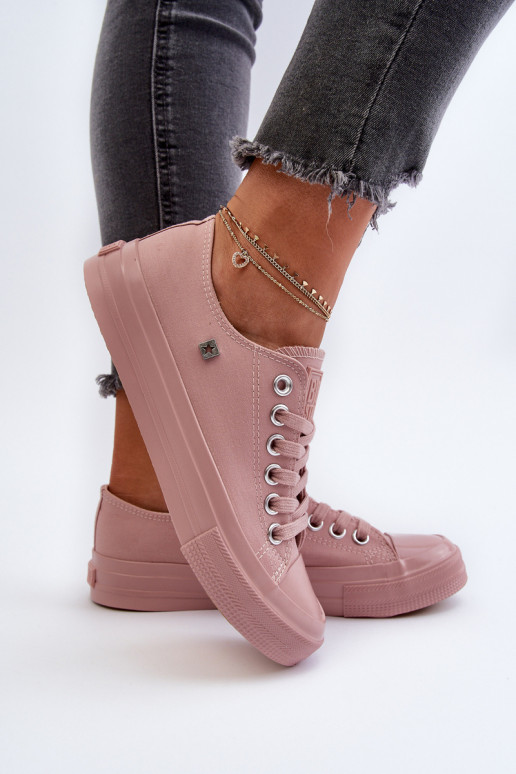 Klasikinio modelio Laisvalaikio bateliai Big Star NN274291 rožinės spalvos