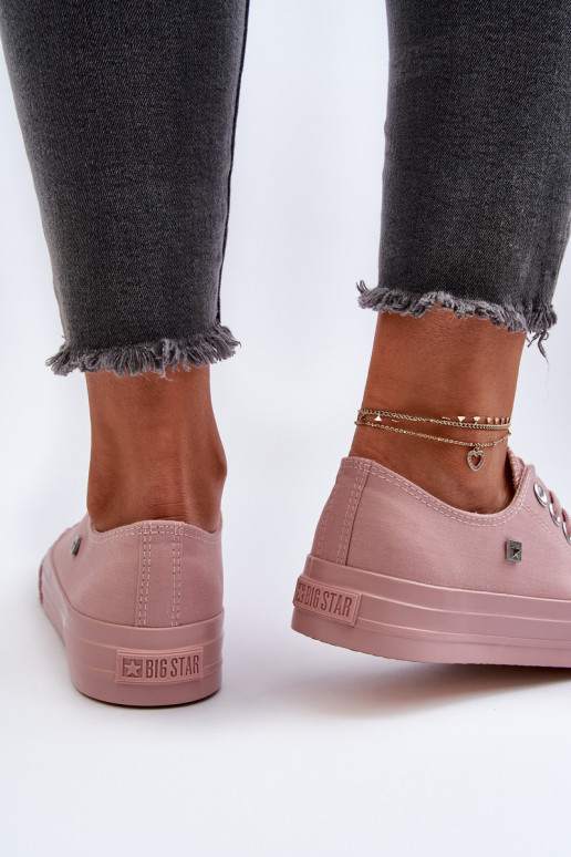 Klasikinio modelio Laisvalaikio bateliai Big Star NN274291 rožinės spalvos