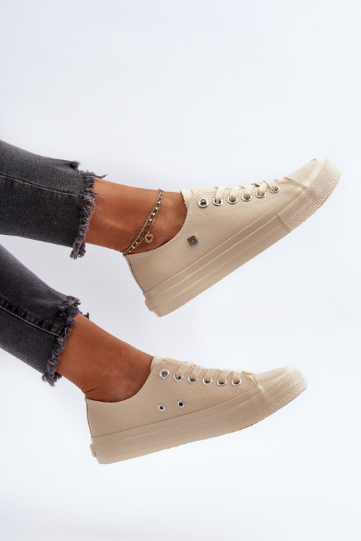 Klasikinio modelio Laisvalaikio bateliai Big Star NN274286 smėlio spalvos