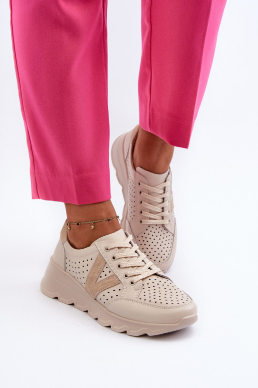 sportiniai bateliai smėlio spalvos Eleonori