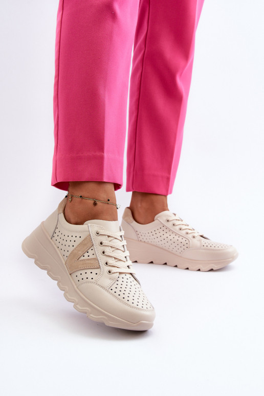 sportiniai bateliai smėlio spalvos Eleonori