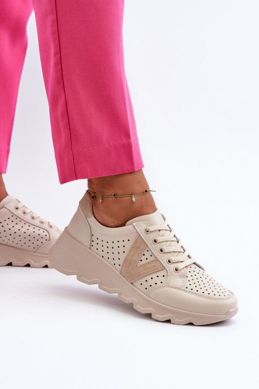 sportiniai bateliai smėlio spalvos Eleonori