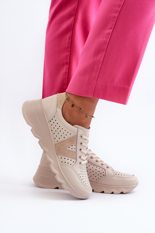 sportiniai bateliai smėlio spalvos Eleonori