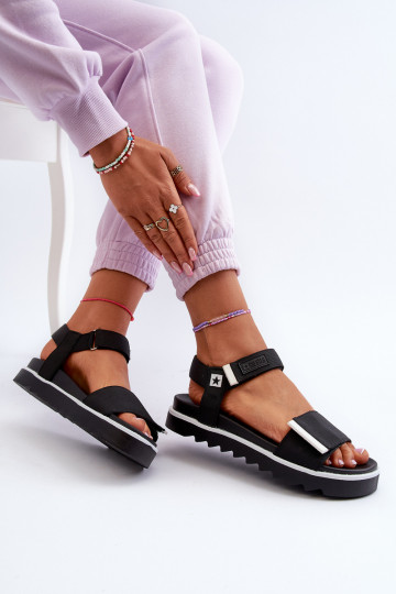 Moteriškos basutės su platforma Big Star NN274778 juodos spalvos 2