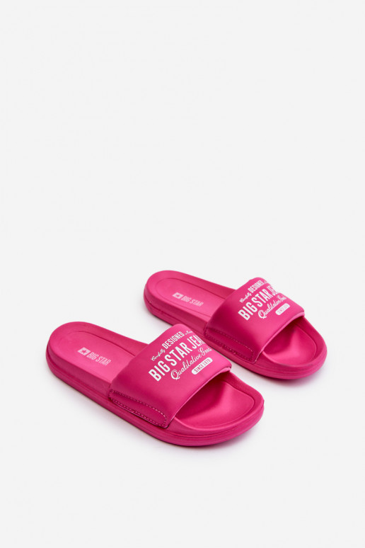 Lengvos šlepetės Šlepetės Vaikiški Big Star NN374519 rožinės spalvos