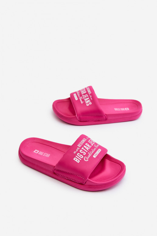 Lengvos šlepetės Šlepetės Vaikiški Big Star NN374519 rožinės spalvos