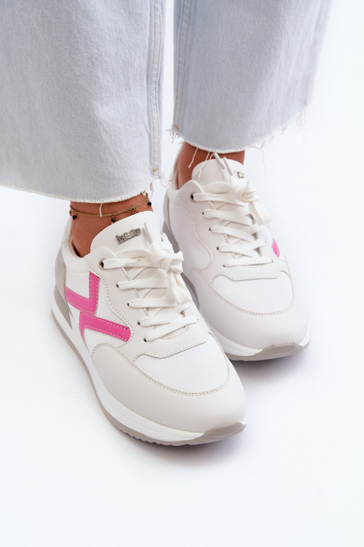 Sneakers modelio batai   su platforma INBLU IN000362 baltos spalvos