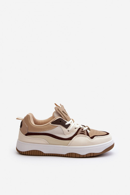 Sneakers modelio batai   su platforma rudos spalvos Etnaria Sneakers modelio batai   su platforma rudos spalvos Etnaria