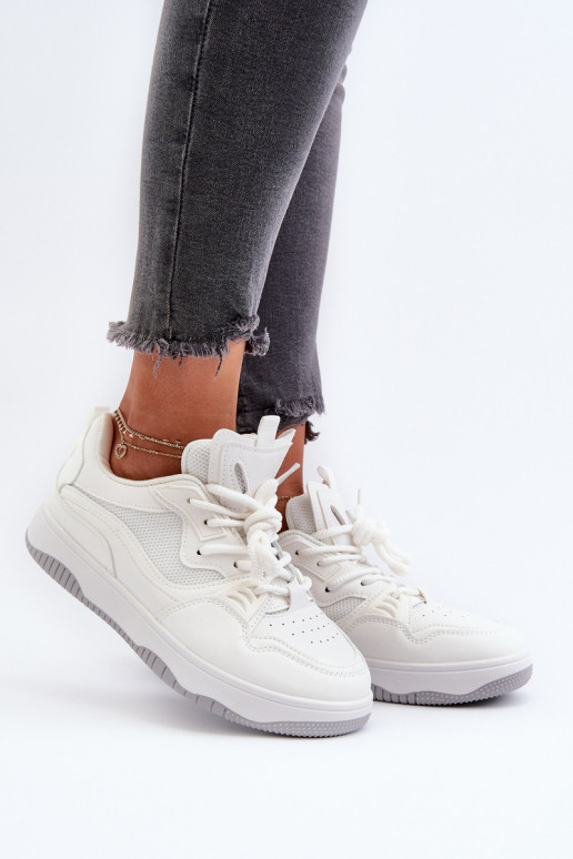 Sneakers modelio batai   su platforma baltos spalvos Etnaria Sneakers modelio batai   su platforma baltos spalvos Etnaria
